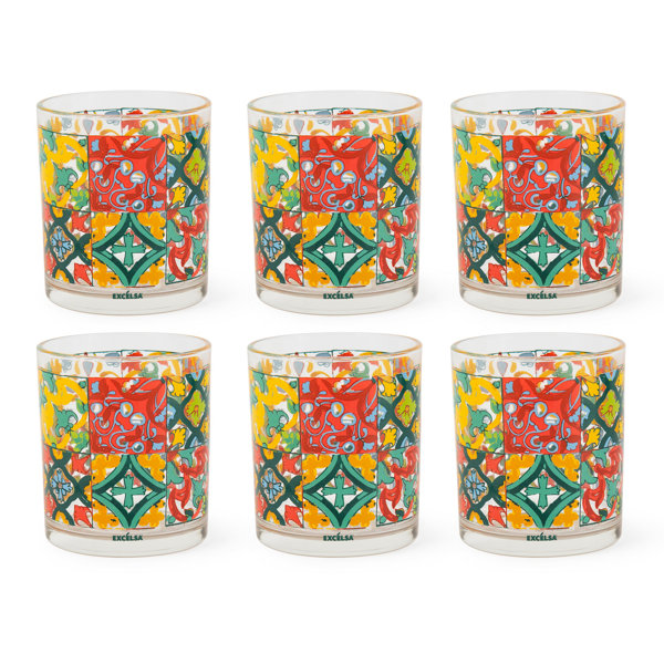 Excelsa Leaf Set Of 6 Water Glasses - View #5